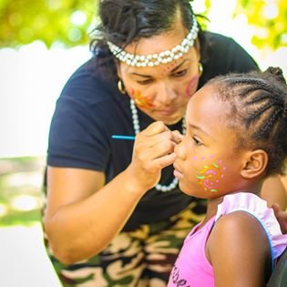 Face painting activity